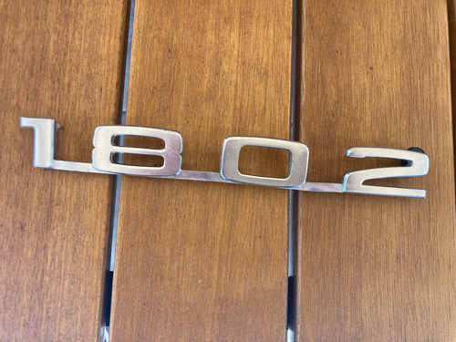 Bmw 1802 e10 typenschild chrom - bmw,