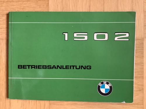 Bmw 1502 betriebsanleitung - bmw,