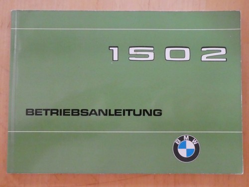 Bmw 1502 betriebsanleitung - 1502,